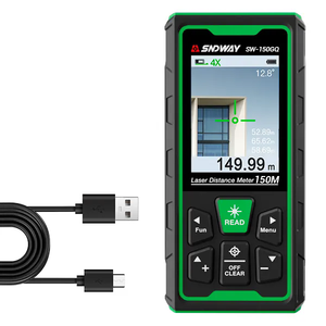 SW-80GQ Sndway Green Line กล้องวัดระยะด้วยเลเซอร์ ระยะ 500 ฟุต/เมตร สำหรับการสำรวจอาคาร - Product Image 5