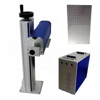 Plataforma de trabajo económica con columna elevadora de 500 mm y caja de alimentación de ruta óptica para máquina de marcado láser de fibra DIY