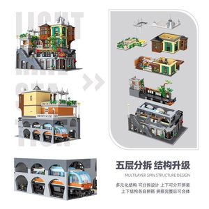 ชุดตัวต่อสถานีรถไฟใต้ดินจี๋สตาร์ 3692 ชิ้น ของเล่นเสริมพัฒนาการสำหรับเด็กทุกเพศ อายุ 8-13 ปี - Product Image 2