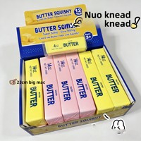 Jouet sensoriel anti-stress en forme de bâton de beurre à rebond lent, en PU souple, pour enfants et adultes, modèle de bureau 002