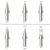 Ensemble de 6 pointes de fer à souder série 500, sans plomb, en cuivre pur SK K B 3C 5C 5D pour kit de station de soudage QUICK 205