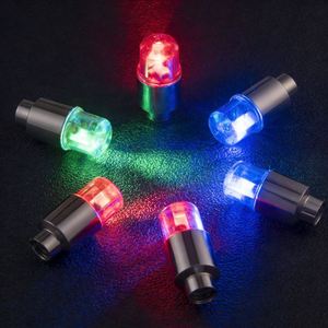YS Led Flash Wheel Tyre Tire Valve Dust <b>Light</b> for Bike <b>Bicycle</b> Motorcycle Car - Product Image 1