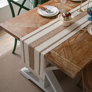 <span class=keywords><strong>Camino</strong></span> <span class=keywords><strong>de</strong></span> <span class=keywords><strong>Mesa</strong></span> Personalizable <span class=keywords><strong>de</strong></span> Lino y Algodón Estilo Americano Fly Yang, Resistente al Aceite, con Bloques <span class=keywords><strong>de</strong></span> Color, Rayas, <span class=keywords><strong>Patchwork</strong></span> y Diseño Geométrico - Product Image 5