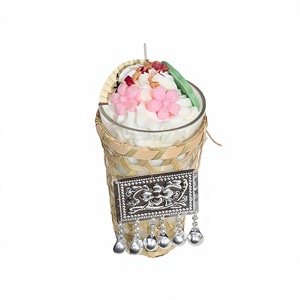 Vela Aromática con Aroma a Postre de <span class=keywords><strong>Sakura</strong></span> al por Mayor |   Cera de Soja Floral Rosa a Granel |   Regalos Personalizados y de Marca Privada para Minoristas - Product Image 2