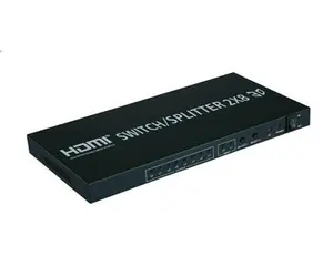 Tam 1080 p 3D Gerçek Matrix 1.4 HDMI 2x8 anahtar ayırıcı IR uzaktan Üretici ve Tedarikçi ile