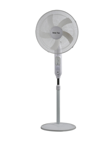Ventilateur solaire haute capacité 15000 mAh, panneau haute efficacité 20W, 3 vitesses, ventilateur rechargeable avec indicateur de charge et port USB pour téléphone - Product Image 6