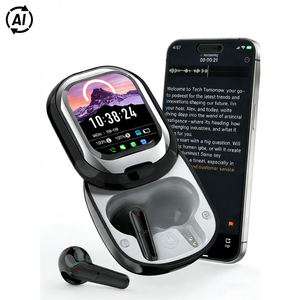 หูฟังไร้สาย SE-ONE AI Translator TWS รุ่นใหม่ กันน้ำ IPX4 เล่นได้ 5-10 ชั่วโมง ลดเสียงรบกวน สีใส - Product Image 1