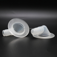 Coude de valve à air en TPU/PVC transparent, angle de 180 degrés, petite valve à air pour manchons de garrot, tube