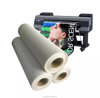 Vente en gros 280gsm 360gsm 380gsm 100% rouleaux de toile de coton pour l'impression rouleau de toile d'artiste vierge peinture sur toile