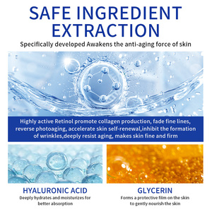 OEM coreano crema naturale viso senza profumo Anti-invecchiamento e idratante e caviale e retinolo acido ialuronico crema rassodante per il viso - Product Image 4