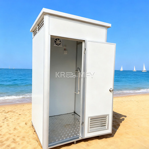 Baños Portátiles Prefabricados de Emergencia para Exteriores, Remolque Móvil para Campamento y Viajes con Inodoro - Product Image 1