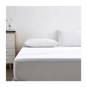 King S Size Bedbug 100% Cotton Terry Fabric Pakistan Nuru Massage Waterproof Fitted Mattress Protector Cover with Pillow