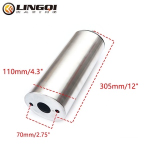 Pot d'échappement de moto LINGQI Racing avec <span class=keywords><strong>DB</strong></span> <span class=keywords><strong>Killer</strong></span> pour ATV, Motocross, <span class=keywords><strong>Dirt</strong></span> <span class=keywords><strong>Bike</strong></span> 125cc 150cc 160cc - Product Image 2