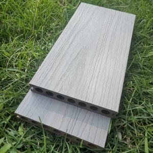 تصميم هندسي رمادي أسود البثق المشترك WPC للماء في الهواء الطلق التزيين مجلس مربع الخارجي مركب التزيين لممر الحديقة - Product Image 1