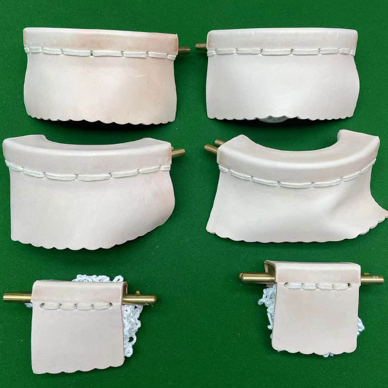 Jante en laiton non marquée et jante en cuir (ensemble complet)