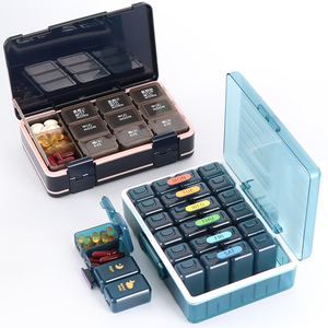 SUNSHING Waterproof Pill Container Customised One Month Pill Box Medicine Storage Case for Daily Pills & Supplements Organiser - Product Image 5