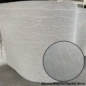 उच्च गुणवत्ता सिलिकॉन मोल्ड 600*1200 मिमी लचीली पत्थर क्लैडिंग दीवार टाइल मोल्ड फैक्टरी मूल्य - Product Image 2