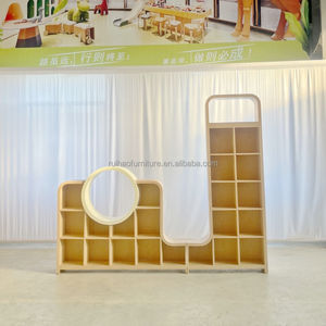 <span class=keywords><strong>Libreria</strong></span> <span class=keywords><strong>Montessori</strong></span> in <span class=keywords><strong>Legno</strong></span> dal Design Moderno per Asilo, Scuola Materna, Soggiorno, Camera da Letto, Biblioteca, Decorazione Murale e Esposizione - Product Image 5