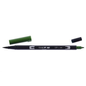 TOMBOW ABT - Pennarello a Doppia Punta Verde Scuro - Product Image 1