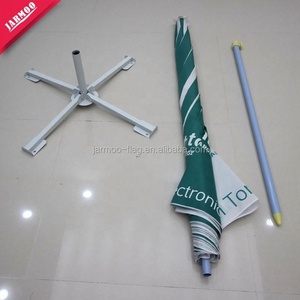 Sombrilla plegable portátil para exteriores, sombrilla de playa con Base de tornillo de 8 pies, 10 pies, promoción al por mayor - Product Image 5