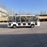 Voiture de tourisme électrique 14 places, modèle fermé, mini bus, bus scolaire, véhicule de luxe