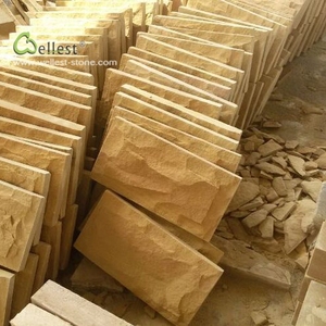 Revêtement mural en pierre de <span class=keywords><strong>grès</strong></span> jaune SY152 en forme de champignon - Product Image 2