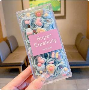 מתנה מתוקה זולה 20 יח'\קופסא תינוקת גומי להקות שיער אביזרים לשיער להגדיר פירות בעלי חיים אלסטית - Product Image 4