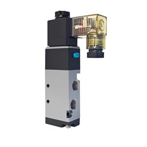 Válvulas Solenoides de Alta Calidad Serie 4V100, Piezas Neumáticas, Configuraciones de 5 Puertos, 2 y 3 Posiciones, Accesorios - Product Image 1