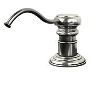 Distributeur de savon d'évier de cuisine à pompe en métal classique