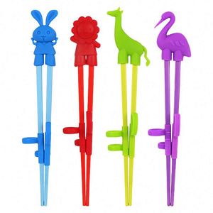Palillos de entrenamiento para niños y principiantes, juego de palillos de silicona para acampar con ayuda de aprendizaje acoplable, reutilizables y ecológicos - Product Image 4