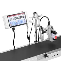 12.7 data di scadenza inchiostro codifica Online stampante a getto d'inchiostro macchina da stampa per lattine di vetro per alimenti