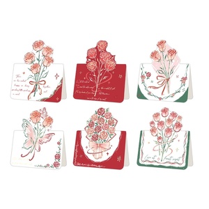 Carte de vœux florale 3D en papier style Instagram pour la Saint-Valentin, la Fête des Mères et la Fête des Enseignants, disponible sur AliExpress (vente transfrontalière) - Product Image 5