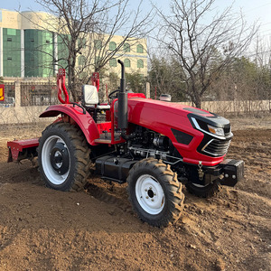 Tracteur agricole multifonctionnel 4x4 certifié CE, diesel, 50HP, 70HP, 90HP, 100HP, 120HP, machine agricole compacte à roues miniatures - Product Image 6
