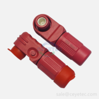 Flexcoils batterie 6mm 60A 100A 120A connecteur HV rouge connecteur de stockage d'énergie prise pour câble 10mm2 16mm2 25mm2