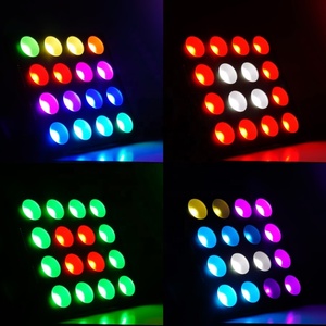 Thiết bị sân khấu DJ Disco chiếu sáng đám cưới 16pcs 12W RGBW LED ma trận blinder 4x4 ánh sáng Led Dot ma trận pixel Bảng điều chỉnh ánh sáng - Product Image 6