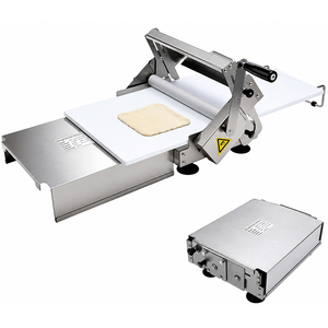 Laminoir à pâte manuel robuste en acier inoxydable, machine à rouler la pâte de table professionnelle, neuf - Product Image 5