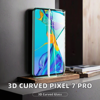 Protection d'écran en verre trempé liquide UV 3D entièrement incurvé, qualité AAA, anti-huile pour Google Pixel 7 Pro