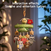Tumama enfants en peluche jouets suspendus oiseaux animaux Nature Design sensoriel berceau jouet pour bébé Mobile 360 degrés rotatif jouets suspendus
