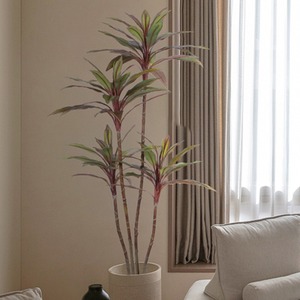 Árbol Artificial de Cordyline Dream Castle de 100cm-200cm, Planta en Maceta para Interiores, Decoración para Sala de Estar - Product Image 3
