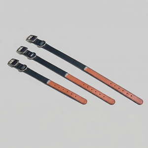 Luxe, lichtgewicht, comfortabel microvezel lederen verstelbare halsband voor katten & honden met letterpatroon - Product Image 2