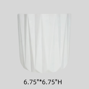 Ventes en gros <span class=keywords><strong>de</strong></span> grands pots en céramique cylindriques pour plantes, pots à plantes blancs mats, tailles D12 / D10, personnalisables, <span class=keywords><strong>poterie</strong></span> pour la maison et le <span class=keywords><strong>jardin</strong></span> - Product Image 6