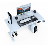 Bureau exécutif élégant/bureau de jeu avec mécanisme hydraulique pour un réglage en douceur de la hauteur et une apparence élégante