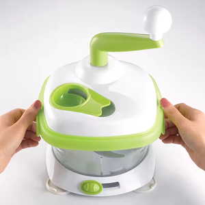 Best Selling New Modern Plastic Double Blade Green Rotate Cucumber Rotary Tabletop Steel Peeler - Product Image 3