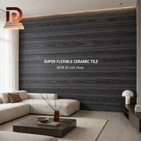 Veneer Batu Lunak MCM Ringan, Pelapis Dinding Fleksibel, Lembaran Tipis, Bahan Tanah Liat Modifikasi, Lembaran Batu untuk Villa