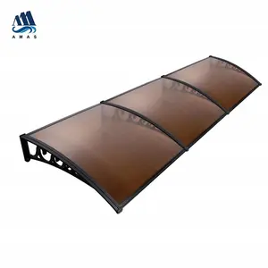 Amas 1m x 3m fai da te porta finestra baldacchino Patio impatto design suono UV pioggia copertura esterna protezione solare pc bordo tenda da sole