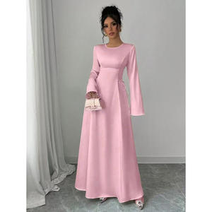 Arabic Sleeveless Floor-Length Ball Gown Backless Built-in Bra Luxury Spandex <strong>Dress</strong> Waist-Cinched Middle East Saudi Arabia Dubai - Product Image 6