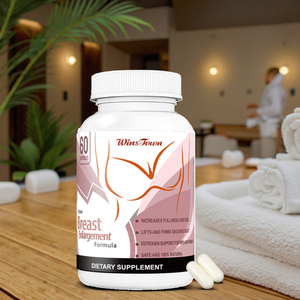Wins Town Brustvergrößerungskapseln Pueraria Mirifica Kapseln zur Brustvergrößerung Nahrungsergänzungsmittel für Frauen - Product Image 1