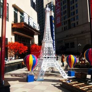 Décoration d'éclairage paysager extérieur personnalisé grande sculpture de la <span class=keywords><strong>tour</strong></span> <span class=keywords><strong>Eiffel</strong></span> en métal et fer - Product Image 4
