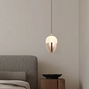 Lampes suspendues modernes à fond LED Lustre réglable à haut plafond pour le chevet du salon de l'hôtel - Product Image 3