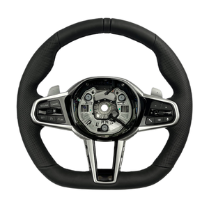 Volant en cuir modifié HJX Black Series pour M8 8 7 X7 6 GT M5 5 X5 X4 X3 F10 E70 E90 ZC-I7-P101 - Product Image 1
